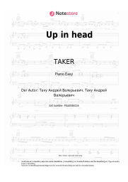 Noten, Akkorde TAKER - Up in head