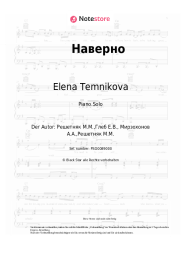 Noten, Akkorde Elena Temnikova, Natan - Наверно