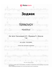 Noten, Akkorde TERNOVOY - Зодиак