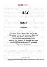 Noten, Akkorde Natan, Ganvest - ВАУ