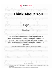 Noten, Akkorde Kygo, Valerie Broussard - Think About You