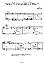 Noten, Akkorde Nino Rota - The Death of Mercutio and Tybalt