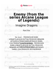 undefined Imagine Dragons - Enemy (from the series Arcane League of Legends)