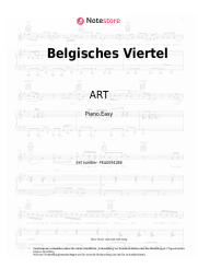 Noten, Akkorde ART - Belgisches Viertel