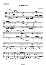 Noten, Akkorde Rammstein - Dicke Titten