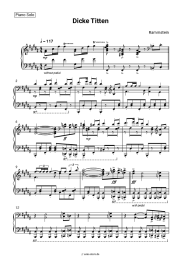 Noten, Akkorde Rammstein - Dicke Titten