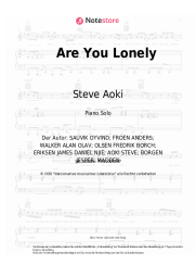 undefined Steve Aoki, Alan Walker, ISAK - Are You Lonely