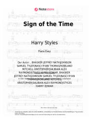 Noten, Akkorde Harry Styles - Sign of the Time