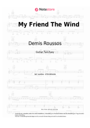 Noten, Akkorde Demis Roussos - My Friend The Wind