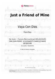 Noten, Akkorde Vaya Con Dios - Just a Friend of Mine