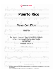 Noten, Akkorde Vaya Con Dios - Puerto Rico