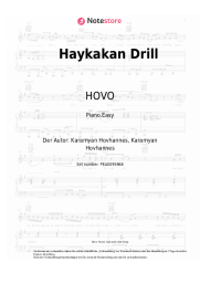 Noten, Akkorde HOVO - Haykakan Drill