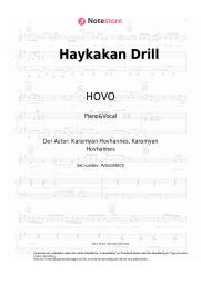 Noten, Akkorde HOVO - Haykakan Drill
