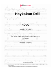Noten, Akkorde HOVO - Haykakan Drill