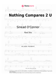 Noten, Akkorde Sinead O'Connor - Nothing Compares 2 U