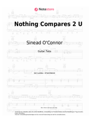 Noten, Akkorde Sinead O'Connor - Nothing Compares 2 U
