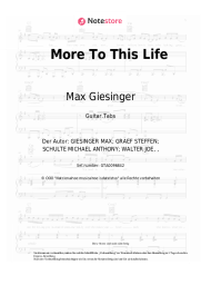 undefined Max Giesinger, Michael Schulte - More To This Life