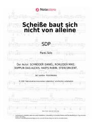 Noten, Akkorde SDP, 257ers - Scheiße baut sich nicht von alleine