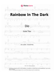 undefined Dio - Rainbow In The Dark