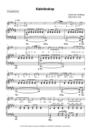 Noten, Akkorde Johannes Oerding - Kaleidoskop