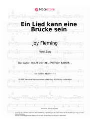undefined Joy Fleming - Ein Lied kann eine Brücke sein
