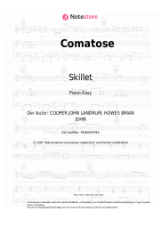 Noten, Akkorde Skillet - Comatose