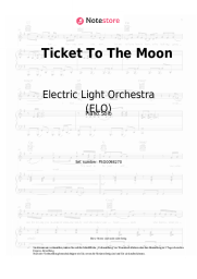 Noten, Akkorde Electric Light Orchestra (ELO) - Ticket To The Moon
