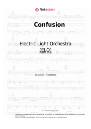 Noten, Akkorde Electric Light Orchestra (ELO) - Confusion