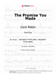 Noten, Akkorde Cock Robin - The Promise You Made
