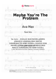 undefined Ava Max - Maybe You’re The Problem