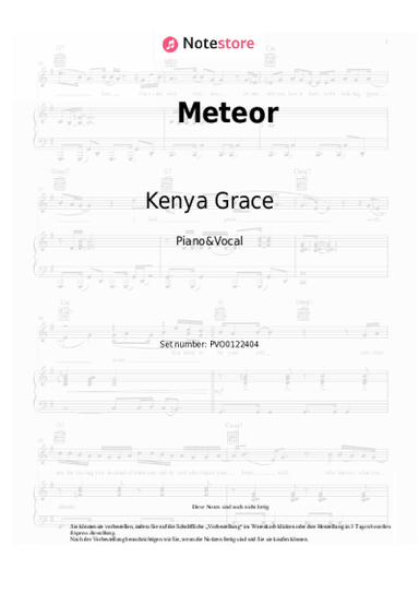 undefined Kenya Grace - Meteor