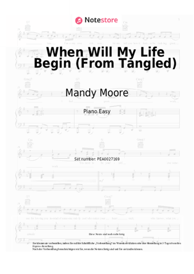 undefined Mandy Moore - When Will My Life Begin (From Tangled)
