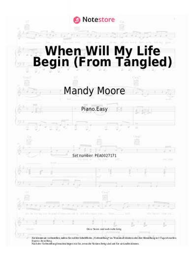 undefined Mandy Moore - When Will My Life Begin (From Tangled)