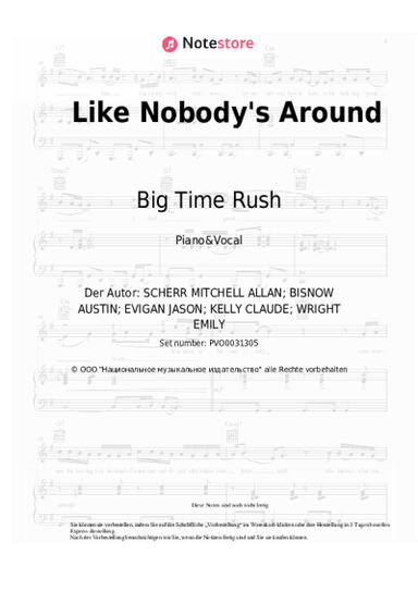 undefined Big Time Rush - Like Nobody's Around
