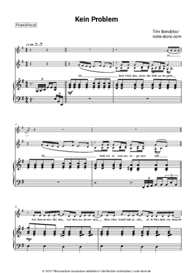 undefined Tim Bendzko - Kein Problem