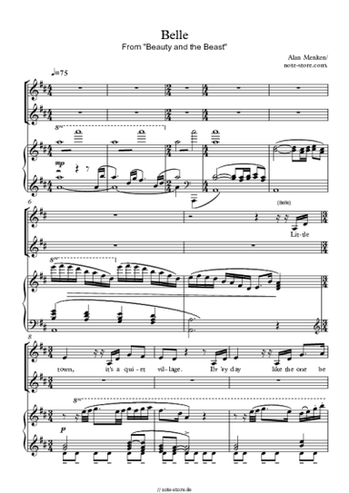 undefined Alan Menken - Belle