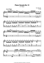 undefined Wolfgang Amadeus Mozart - Piano Sonata No. 12 in F Major, K. 332: III. Assai allegro