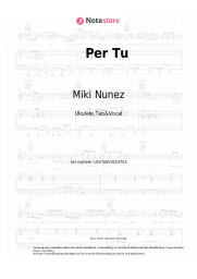 undefined Miki Nunez - Per Tu