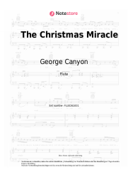 Noten, Akkorde George Canyon - The Christmas Miracle