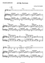 Noten, Akkorde Lindsey Buckingham - All My Sorrows
