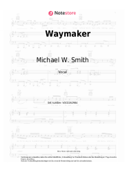 Noten, Akkorde Michael W. Smith, Vanessa Campagna, Madelyn Berry - Waymaker