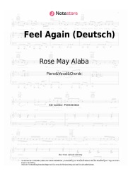 Noten, Akkorde Rose May Alaba - Feel Again (Deutsch)