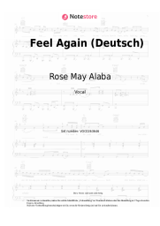 Noten, Akkorde Rose May Alaba - Feel Again (Deutsch)