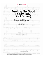 Noten, Akkorde Beau Williams - Feeling So Good Today (OST Kickboxer)