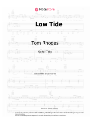 Noten, Akkorde Tom Rhodes, Hustle Standard - Low Tide