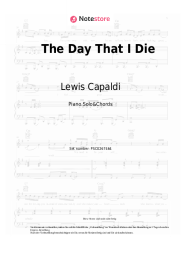 Noten, Akkorde Lewis Capaldi - The Day That I Die