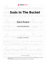 Noten, Akkorde Sara Evans - Suds In The Bucket