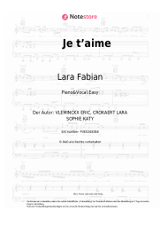 undefined Lara Fabian - Je t’aime