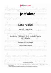 undefined Lara Fabian - Je t’aime
