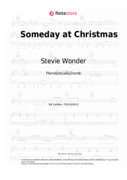 Noten, Akkorde Stevie Wonder, Andra Day - Someday at Christmas